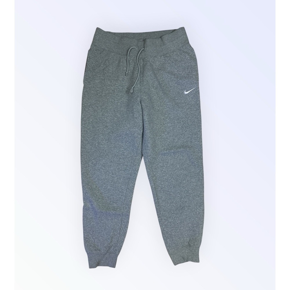 Nike Phoenix Fleece‎ High-Waisted Joggers DQ5688-063 Heather Gray WOMENS LARGE